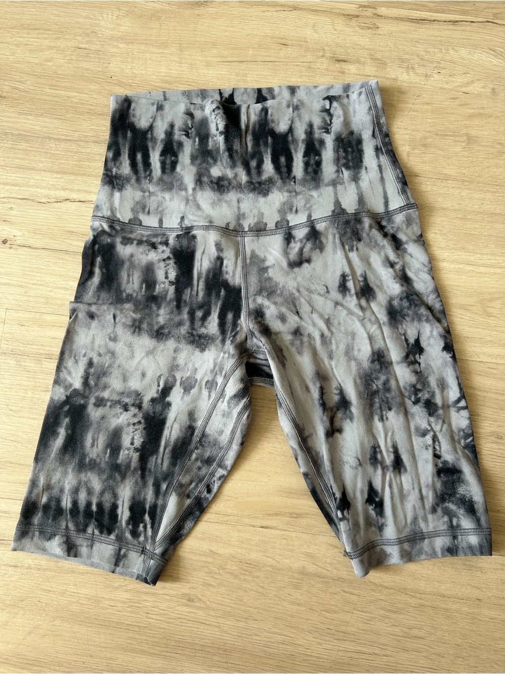 Lululemon Align 8’ Tie-Dye High-Waist Bike Shorts
